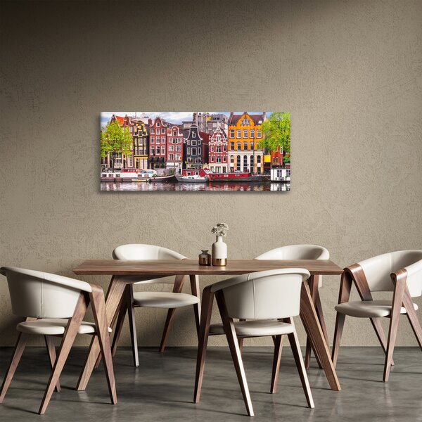 Tablou - Amsterdam, case de dans (120x50 cm)