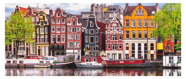 Tablou - Amsterdam, case de dans (120x50 cm)