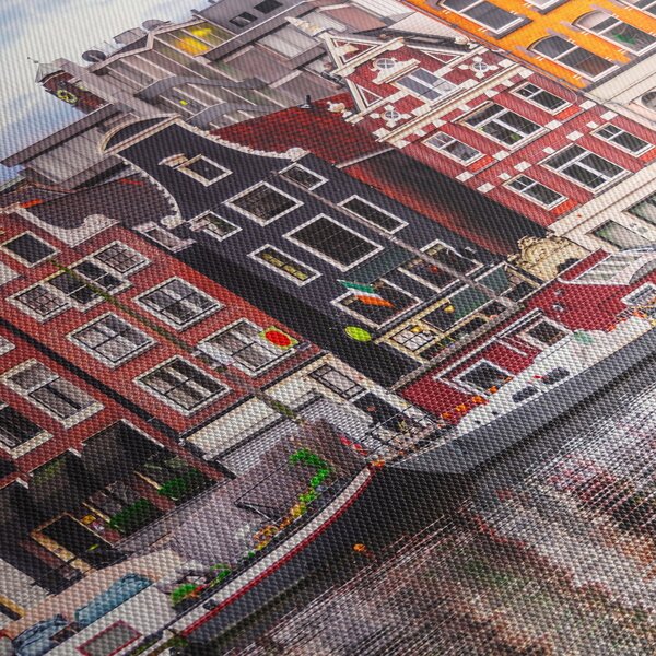 Tablou - Amsterdam, case de dans (90x60 cm)