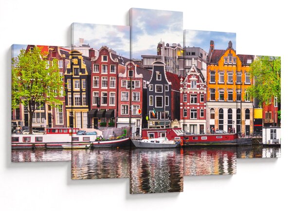 Tablou - Amsterdam, case de dans (150x105 cm)