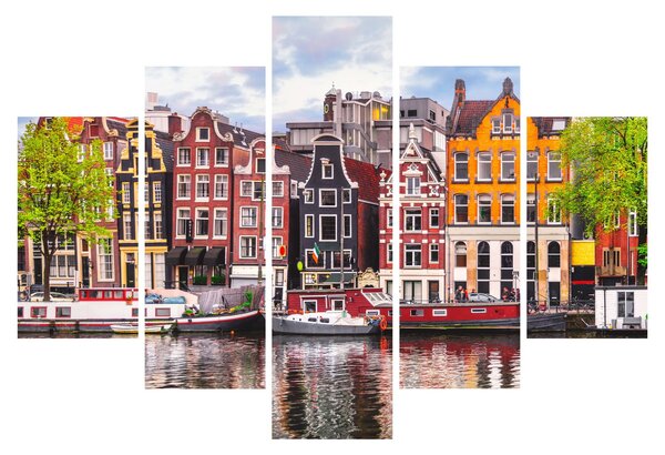 Tablou - Amsterdam, case de dans (150x105 cm)