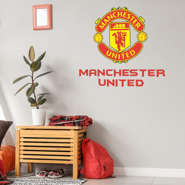 Autocolant de perete a Clubului de fotbal Manchester United