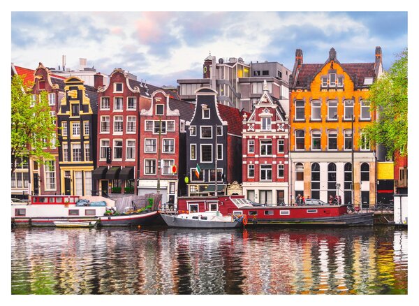 Tablou - Amsterdam, case de dans (70x50 cm)