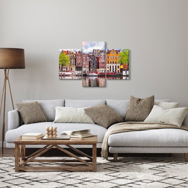 Tablou - Amsterdam, case de dans (90x60 cm)