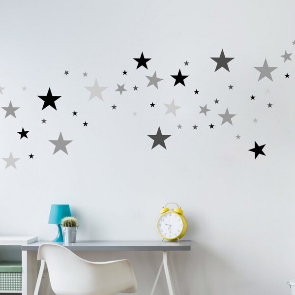 Autocolante pentru perete - 100 de stele