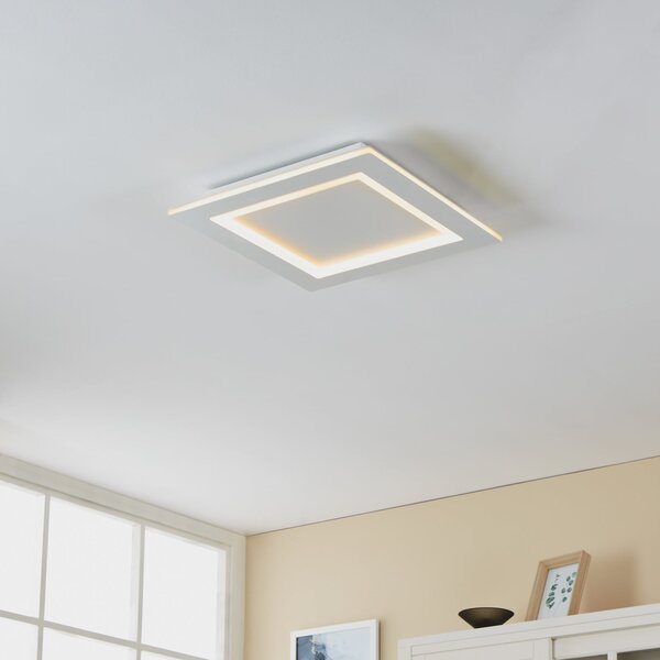 EGLO connect plafonieră LED Padrogiano-Z 1 bec, 45 x cm, reglabil, Alb, Camera de zi / sufragerie, Metal, Modern