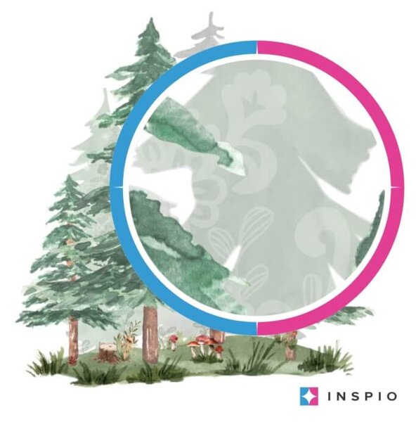 INSPIO-Autocolant textil - Autocolante pentru perete - Iepurași în pădure
