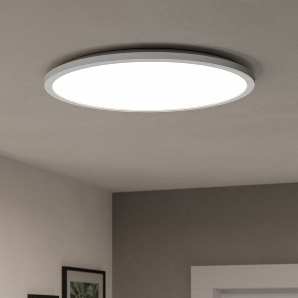 EGLO connect plafonieră LED Rovito-Z, alb, Ø 50 cm, reglabil, Alb, Camera de zi / sufragerie, Plastic, Perete rotund