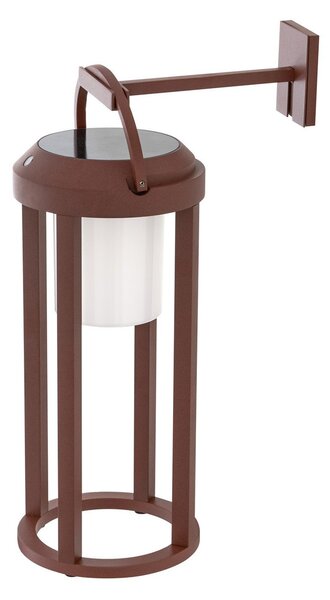 Lampă de Exterior Lucande, Tilena, reglabil, Maro / Rugină, Balcon, Aluminiu, Modern
