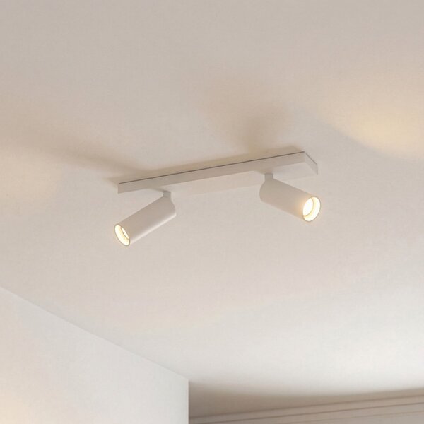 Arcchio Spot de tavan Brinja Slim, alb, 2 becuri, GU10 MR11, reglabil, Alb, Hol, Aluminiu, Modern