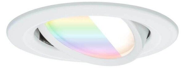 Lampa LED încastrabilă Nova Coin albă Ø 8,4 cm RGBW