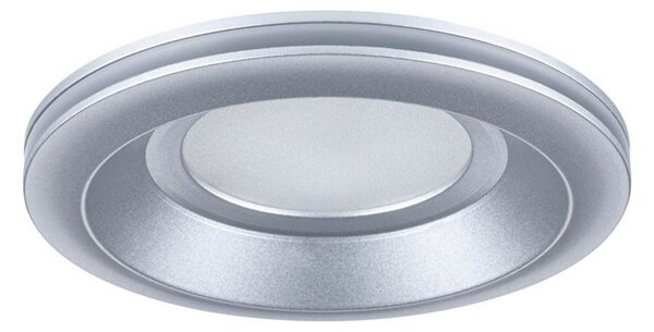 Lampă LED încastrabilă Sormus Ø 10 cm IP65 crom mat 3x