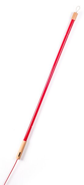 Lampadar SELETTI, Linea, Roșu, Camera de zi, Sticlă, Design