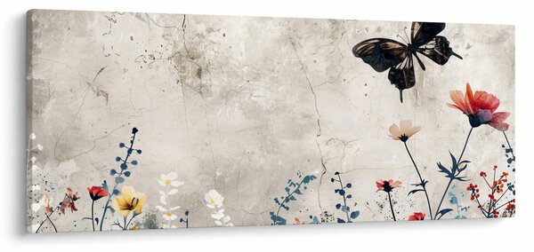 Tablou - Pajiște în beton (120x50 cm)