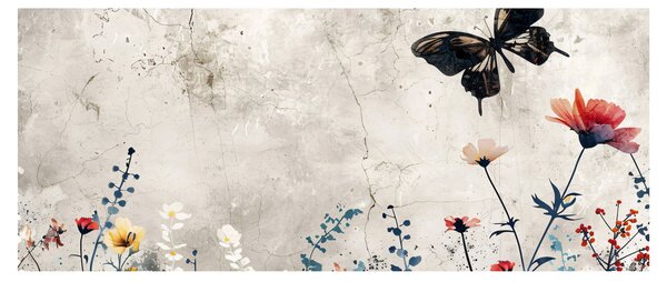 Tablou - Pajiște în beton (120x50 cm)