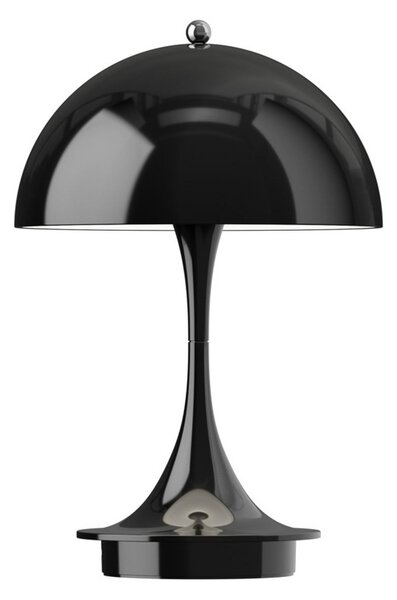 Louis Poulsen Panthella PORTABLE 160 V3, negru opac, reglabil, Negru, Camera de zi / sufragerie, Plastic, Design