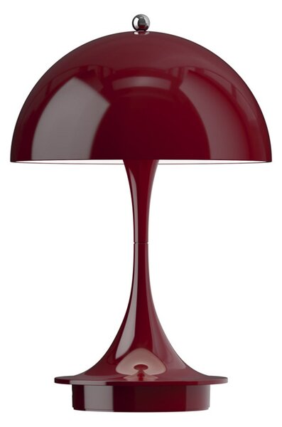 Louis Poulsen Panthella PORTABLE 160 V3, roșu burgund opac, reglabil, Roșu, Camera de zi / sufragerie, Plastic, Design