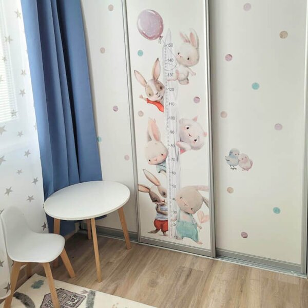 INSPIO-Autocolant textil - Metru INSPIO pentru perete - Animale