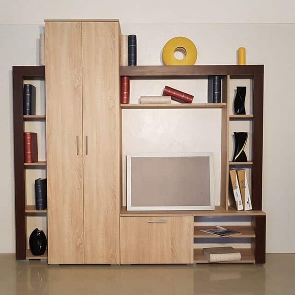 Biblioteca Lunex K-1 model Kapry, Material Pal