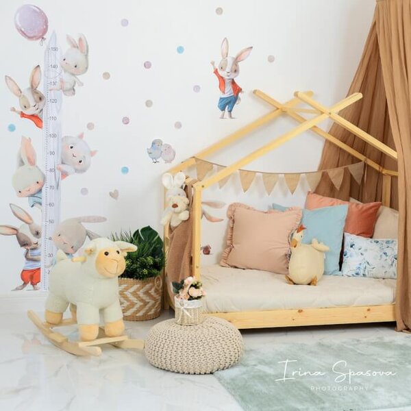INSPIO-Autocolant textil - Metru INSPIO pentru perete - Animale