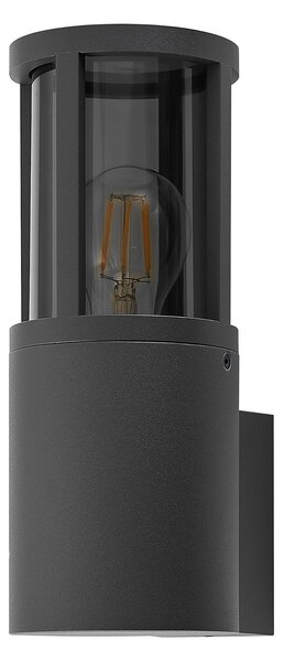 Deko-Light Aplică de exterior Facado II, gri/gri fumuriu Ø 11 cm IP65 metal, reglabil, Gri, Aluminiu, Modern