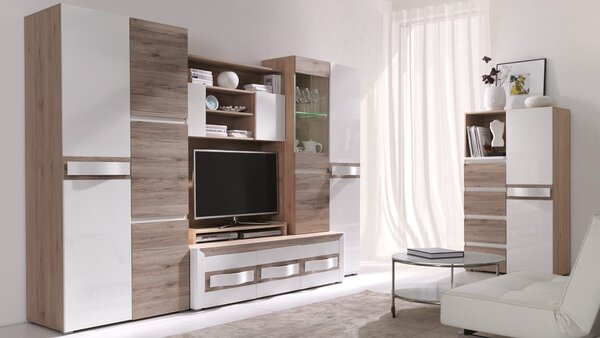 Biblioteca living PASSIONATA, 300x198x65 cm