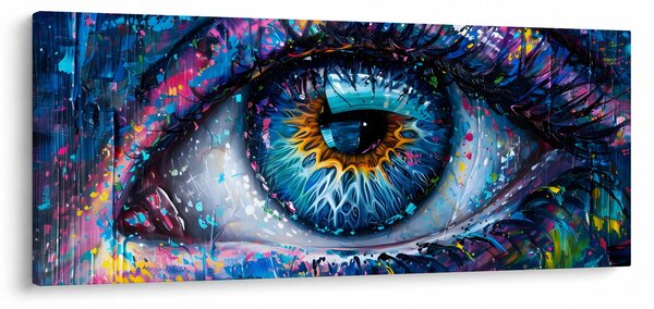 Tablou - Pictura ochilor (120x50 cm)