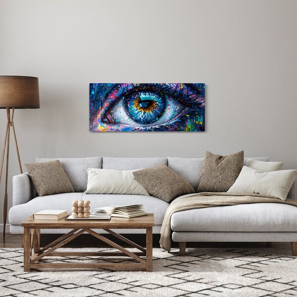 Tablou - Pictura ochilor (120x50 cm)