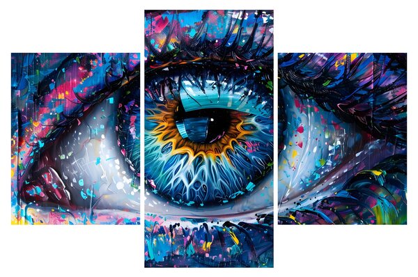 Tablou - Pictura ochilor (90x60 cm)