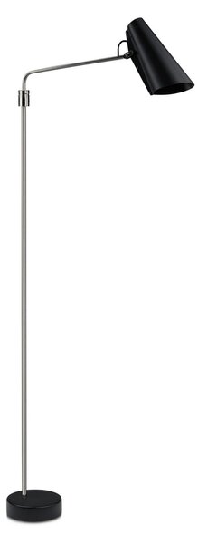 Northern Birdy Swing lampă de podea negru/oțel, Gri, Camera de zi / sufragerie, Metal, Design