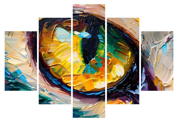 Tablou - Ochi de pisică Pictură (150x105 cm)