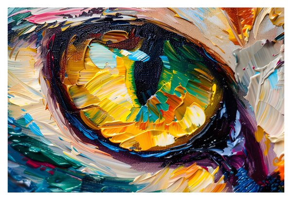 Tablou - Ochi de pisică Pictură (90x60 cm)