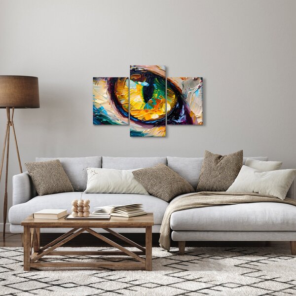 Tablou - Ochi de pisică Pictură (90x60 cm)