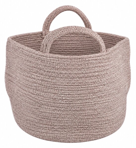 Cos de depozitare cu manere COTTON HAVEN 35x35 cm - mai multe culori Culoare: Růžovohnědá