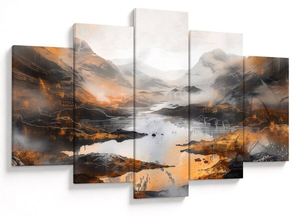 Tablou - Pictura peisajelor montane (150x105 cm)