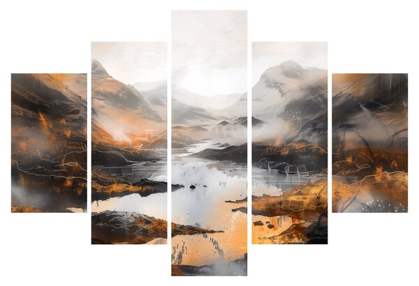 Tablou - Pictura peisajelor montane (150x105 cm)