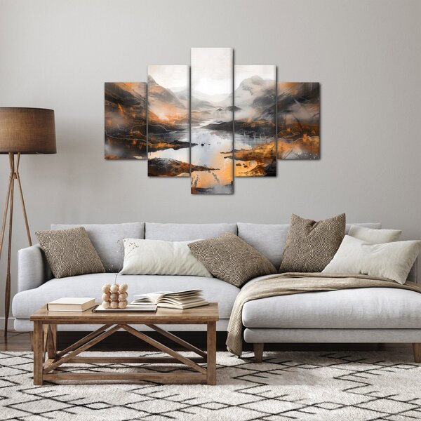 Tablou - Pictura peisajelor montane (150x105 cm)