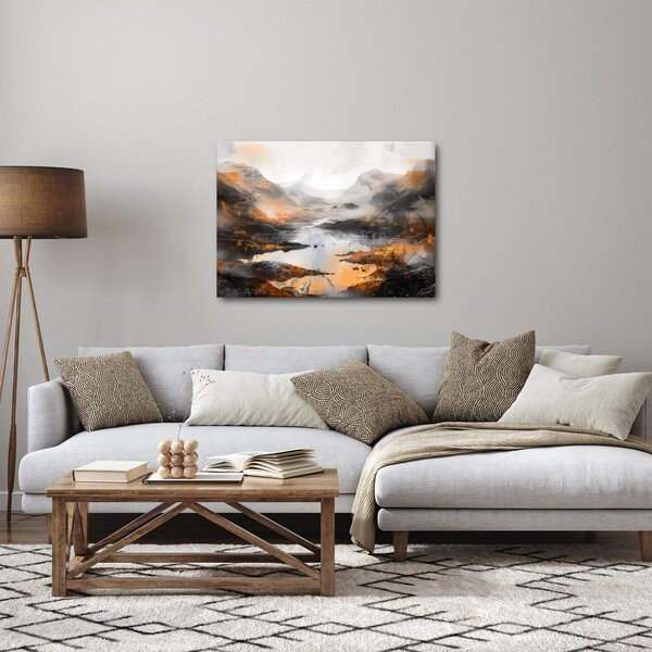 Tablou - Pictura peisajelor montane (70x50 cm)