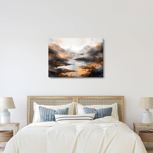 Tablou - Pictura peisajelor montane (70x50 cm)