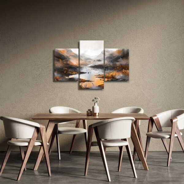 Tablou - Pictura peisajelor montane (90x60 cm)