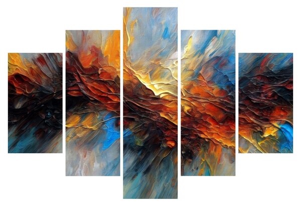 Tablou - Textura culorii (150x105 cm)