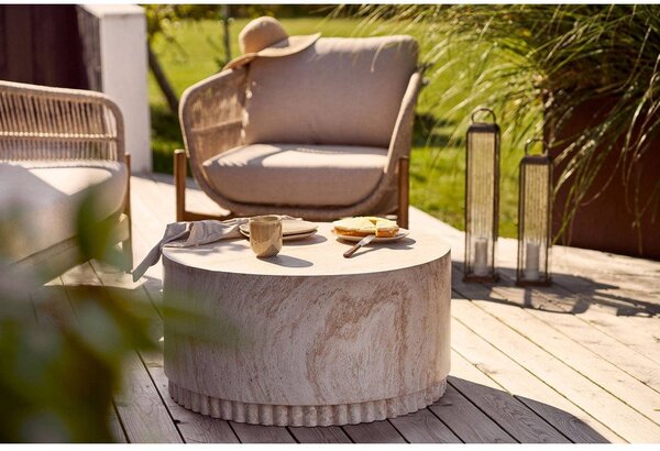 Cești bej 4 buc. din gresie ceramică 360 ml Viola – House Nordic