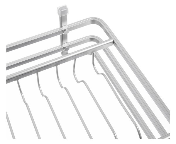 Scurgător de vase alb-negru din metal 43x32 cm Deluxe – Orion