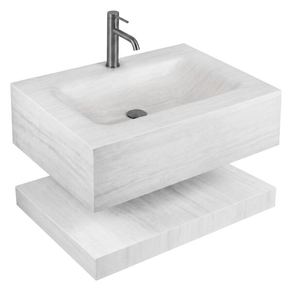 Lavoar suspendat cu raft Rea Apollo Muralto Roma 70