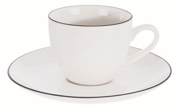 Ceașcă albă pentru espresso din porțelan 100 ml Decora – Orion