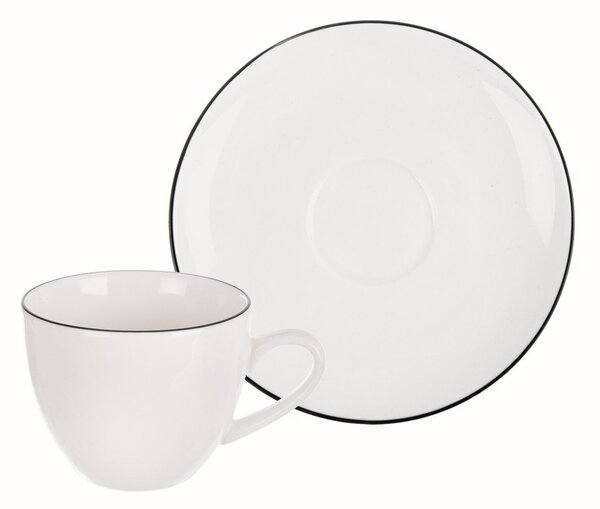 Ceașcă albă pentru espresso din porțelan 100 ml Decora – Orion