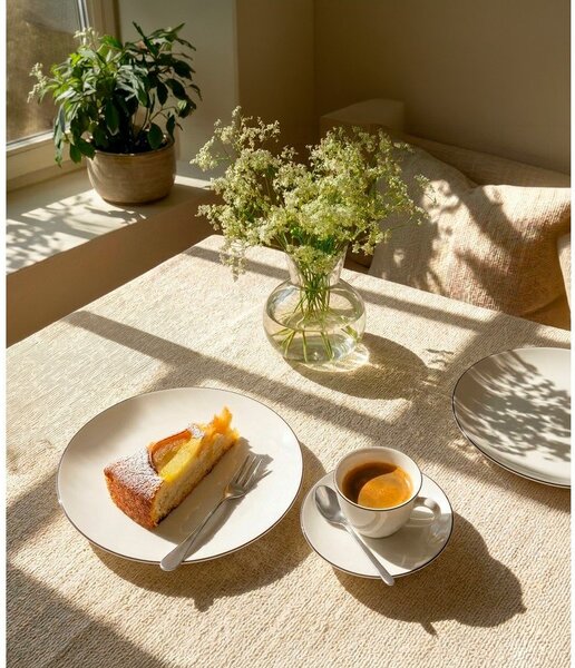 Ceașcă albă pentru espresso din porțelan 100 ml Decora – Orion