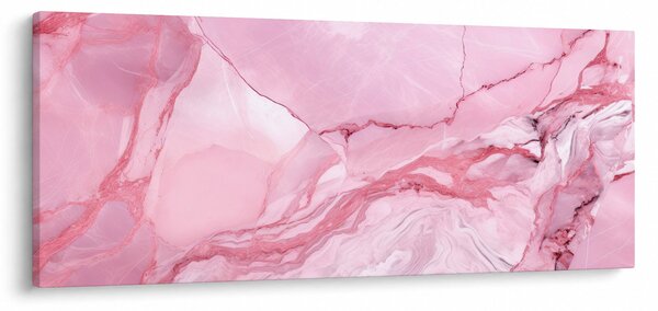 Tablou - Marmură roz (120x50 cm)