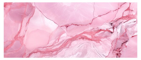 Tablou - Marmură roz (120x50 cm)