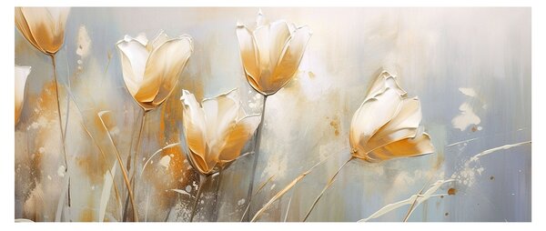 Tablou - Pictura de lalele (120x50 cm)